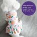 Cyeollo Lightweight Fruit Pattern Dog Dress for Small Dogs | Soft Breathable Pet Clothes for Spring & Summer - Buy Online on GoSupps.com