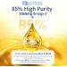 Nutrasumma High Purified Omega 3 Supplement Wild Alaskan Fish Oil Burpless & No Fishy Taste, 650mg EPA &270mg DHA of 1250mg Fish Oil softgels, Gluten Free, Heart, Brain& Immune Support, 60 Servings - Buy Online on GoSupps.com