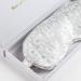 Luxury 100% Mulberry Silk Sleep Mask | Light Blocking Eye Cover | Ultra Soft Anti-Aging | Travel Bag Gift Package - Leopard Silver - Buy Online on GoSupps.com