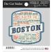 Boston Massachusetts Rustic Typography Die Cut Sticker | Contour Vinyl | 1-3 Inches | Waterproof Decal for Cars, Water Bottles, Laptops | Small Size - Buy Online on GoSupps.com