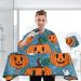 Waterproof Barber Cape - Halloween Blue Cheetah Haircut Bib for Men & Women - Unisex Hair Cutting Cape | International Shipping Available - Buy Online on GoSupps.com