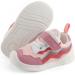 LACOFIA Baby Girls Pink Sneaker First Walkers | Toddler Shoes with Anti-Slip Rubber Sole - Buy Online on GoSupps.com