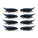 shlutesoy 4 Pair Eye Shadow Decals Attractive Recycled Plastic Easy to Install Eyelid Cosmetic Decals for Blue