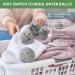 Buy XL Wool Dryer Balls - Natural Fabric Softener Reduces Wrinkles & Drying Time (Pack of 6) | Eco-Friendly Laundry Solution - Buy Online on GoSupps.com