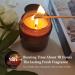 Bath Works Body Candle - Smoky Wood & Plum Scent - Non-Toxic Soy Massage Oil Candle for Date Night - 3 oz - Buy Online on GoSupps.com