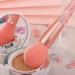 Kingtree 10PCS Crystal Handle Makeup Brush Set | Premium Synthetic Bristles | Cosmetic Brushes for Powder, Foundation, Blush, Eyeshadow | Pink - Buy Online on GoSupps.com