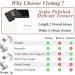 Vicmag Magnetic Copper Rings for Women - 4X Strength, 3500 Gauss Magnets, Adjustable, 100% Pure Copper - 2PCS (Silver) | Jewelry Gift Box - Buy Online on GoSupps.com