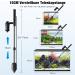 Bedee 6-in-1 Electric Aquarium Gravel Cleaner & Fish Tank Vacuum Kit | Automatic Water Changer & Sand Washer | Adjustable Flow | DC 12V | Black - Buy Online on GoSupps.com