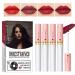 4 Colors Matte Lipstick Set Waterproof Lip Tint Stain Velvet Liquid Lipstick Lip Stain Long Lasting 24 Hours(Set 3) Vibrant Red+Dried maple leaf+Vitality bright+Vintage Red
