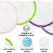 3 Layers Reusable Makeup Remover Pads 20Pcs Cotton Wool Pads with Laundry Bag - Eco-Friendly Bamboo Face Pads for All Skin Types - Buy Online on GoSupps.com