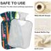 Hot Water Bottle with Giraffe Cover 2L - BPA Free Pain Relief for Bed Hands & Feet | International Shipping - Buy Online on GoSupps.com