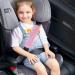 Koboko 4-Piece Seat Belt Cushion Set for Kids | Pink & Black Car Belt Protection & Comfort - Buy Online on GoSupps.com
