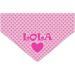 Shop Personalized Pink Dog Hooker - Unique Designs for Collars & Neck Ties - Triangle Pet Accessory - Buy Online on GoSupps.com