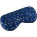 100% Silk Sleep Mask with Adjustable Strap - Golden Starrysky Blue - Buy Online on GoSupps.com