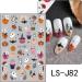 JMEOWIO 9 Sheets Halloween Nail Art Stickers Decals Self-Adhesive Cute Horror Ghost Witchy Spider Web Bat Pumpkin Spook Nail Supplies Nail Art Design Decoration Accessories - Buy Online on GoSupps.com
