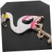 Ultechnovo Flamingo Pattern Contact Lens Organizer Set - Stylish Eye Lens Container & Travel Makeup Bracket for Lenses & Glasses - Buy Online on GoSupps.com