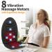 Seat Massager with Heat and Vibrating Nodes - Black Chair Massage Cushion for Back, Shoulder, and Thighs Relief - Buy Online on GoSupps.com