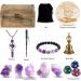 14PCS Crystals Healing Stones Set with Chakra Stones, Tarot Cloth, Sage - Meditation & Spiritual Healing Kit - Buy Online on GoSupps.com