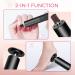 Ranrose Multifunction Electric Callus Remover - 2 in 1 Rechargeable Foot File with Nail Drill Bit & 6 Speeds | Professional Pedicure Tool for Smooth Feet - Black - Buy Online on GoSupps.com
