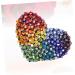 FRCOLOR Colorful Beads Barrettes Hair Barrettes Hair Clip Hair Pin Colorful Heart Clip Alloy Snap Clip Heart-shaped - Buy Online on GoSupps.com