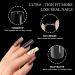 Medium Square Clear Fake Nail Tips - 600pc Full Cover Acrylic False Nails for Salon & Home Manicures - Buy Online on GoSupps.com