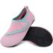 JIASUQI Kids Water Shoes | Quick Dry Barefoot Aqua Socks | Beach Swimming Pool | Pink | Size 3.5/4.5 UK - Buy Online on GoSupps.com