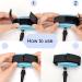 2 PCs Children's Leash - 2.5M Anti-Lost Wrist Belt for Outdoor Trips | 360 Rotation & Comfort (Blue) - Buy Online on GoSupps.com
