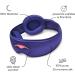 Manta Silk Sleep Mask - Luxury 100% Blackout Purple Silk Eye Mask for Ultimate Comfort Breathable Design & Adjustable Fit - Gentle on Skin & Hair - Buy Online on GoSupps.com