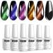 Vishine 9D Cat Eye Gel Nail Polish with Magnet Gel Polish 9D Galaxy Shimmer Chameleon Cateye Nail Gel Polish Manicure Soak Off UV Gel DIY Salon Home Gift 6 Colors 8ml - Buy Online on GoSupps.com