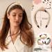 TOBATOBA 3Pcs Raffia Straw Top Knot Headbands for Women - Boho Woven Beach Hair Accessories - Buy Online on GoSupps.com