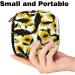 MUOOUM Sunflower Bats Sanitary Napkin Storage Bag - Portable Period Pouch for Women and Teen Girls - Multi-colored - Buy Online on GoSupps.com