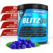 BLITZ3D Ultra Concentrated Pre Workout Powder for Men & Women, Premium, Effective, Affordable, L-Citrulline, NO3-T, Beta Alanine, DMAE, Caffeine, Yohimbine Superior Energy & Nitric Oxide Pumps + Focus