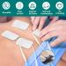 Buy Sunjuly TENS Electrodes Pads - 20 Reusable Self-Adhesive 5x10 cm for Pain Therapy - Compatible with Most TENS EMS Devices - Buy Online on GoSupps.com