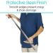 Vive Extra Long Handled Shoe Horn (31.5 Inches) - Metal Shoehorn for Men and Women - Standing Reach Assist for Seniors - Silver - Buy Online on GoSupps.com