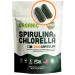 Spirulina and Chlorella Capsules Organic Detox 240 Count Made in The USA - Supports Optimal Energy - Wide Range of Antioxidants