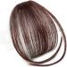 Glamza Clip In Fringe - Dark Brown Sideburns Hair Topper - Buy Online on GoSupps.com