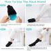 Acwoo 2PC Pantyhose Work Socks - Educational Aid for Seniors & Pregnant Women | Extra Tear-Resistant Comfort - Buy Online on GoSupps.com