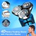 Men's Electric Razor for Shaving - Rechargeable Wet Dry Shaver - Cordless Rotary Design - Travel-Friendly - Waterproof - Buy Online on GoSupps.com