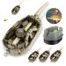 Realure feeder accessories 4 in 1 method of method feeder carp fishing feeder inline lead feeder fishing with weight feeder for basic fishing pellets carp food feeder rod and carp accessories 40G 50g 60g