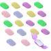 XXYXXY 20 Boxes (400 Sheets) Portable Disposable Travel Hand Soap Sheet Paper Hand Wash Bath Paper Soap Sheet (Random Color)