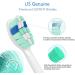 Senyum Toothbrush Replacement Heads for Philips Sonicare - Compatible 4 Pack | Best Replacement Heads - Buy Online on GoSupps.com
