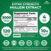 Zazzee Extra Strength Mullein Extract - 3000mg - 120 Vegan Capsules - 100% Pure Leaf Powder - Non-GMO & All-Natural - Buy Online on GoSupps.com
