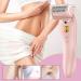 Bikini Trimmer Painless Hair Remover for WomenWet & Shavers for Women 2 in 1 Travel Arm Hair Trimmer for Women for Eyebrows Lips Face Legs Body Pink - Buy Online on GoSupps.com