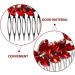 Baluue Rhinestone Hair Comb Bride Comb Clip Decorative Wedding Bridal Hair Comb Clip - Buy Online on GoSupps.com