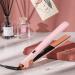 TYMO 2-in-1 Flat Iron Hair Straightener and Curler - 10s Fast Heating, 1 Inch Titanium, 32 Adjustable Temp, Auto Shut Off - Light Pink - Buy Online on GoSupps.com