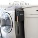 Magnetic Lint Bin for Laundry Room - Matte Black Lint Trash Can with Brush & Hook | Modern Dryer Lint Storage - Buy Online on GoSupps.com