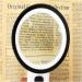 Optical Glass Lens Magnifier with Light Magnifier Antique Collection Appreciation Reading Magnifier Black and White 30x Good Times - Buy Online on GoSupps.com