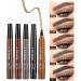 Multi-Used Waterproof Eyebrow Beard Filling Pen Kit for Man Woman Long Lasting Easily Create Natural Eyebrow Makeup - Buy Online on GoSupps.com
