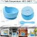 Delven Baby Bowls and Spoons Set - Silicone Toddler Weaning Bowls in Blue with Suction - BPA Free, Non-Slip, Easy to Clean - Cutlery Tableware for Children, Infant Boys - Microwavable, Dishwasher Safe - Buy Online on GoSupps.com