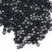 Neitsi 4mm Silicone Lined Micro Rings Links Beads Linkies for I Bonded Tipped Hair Extensions (500pcs  Black) 4mm-500pcs Black